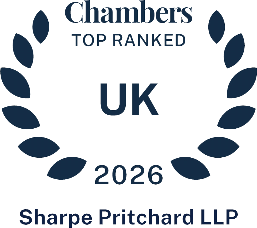 Chambers Top Ranked UK in 2026 include Sharpe Pritchard and many of its highly specialised lawyers